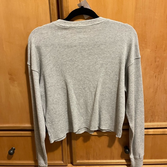 Aritzia Waffleknit Long Sleeve - Picture 3 of 3